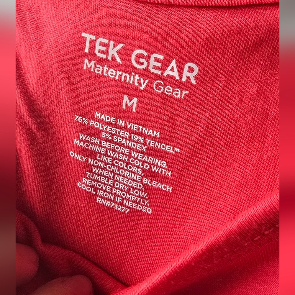 Bundle of 3 Tek Gear Maternity Active Tank Dress Size Medium - Coral Purple Gray - Picture 4 of 5